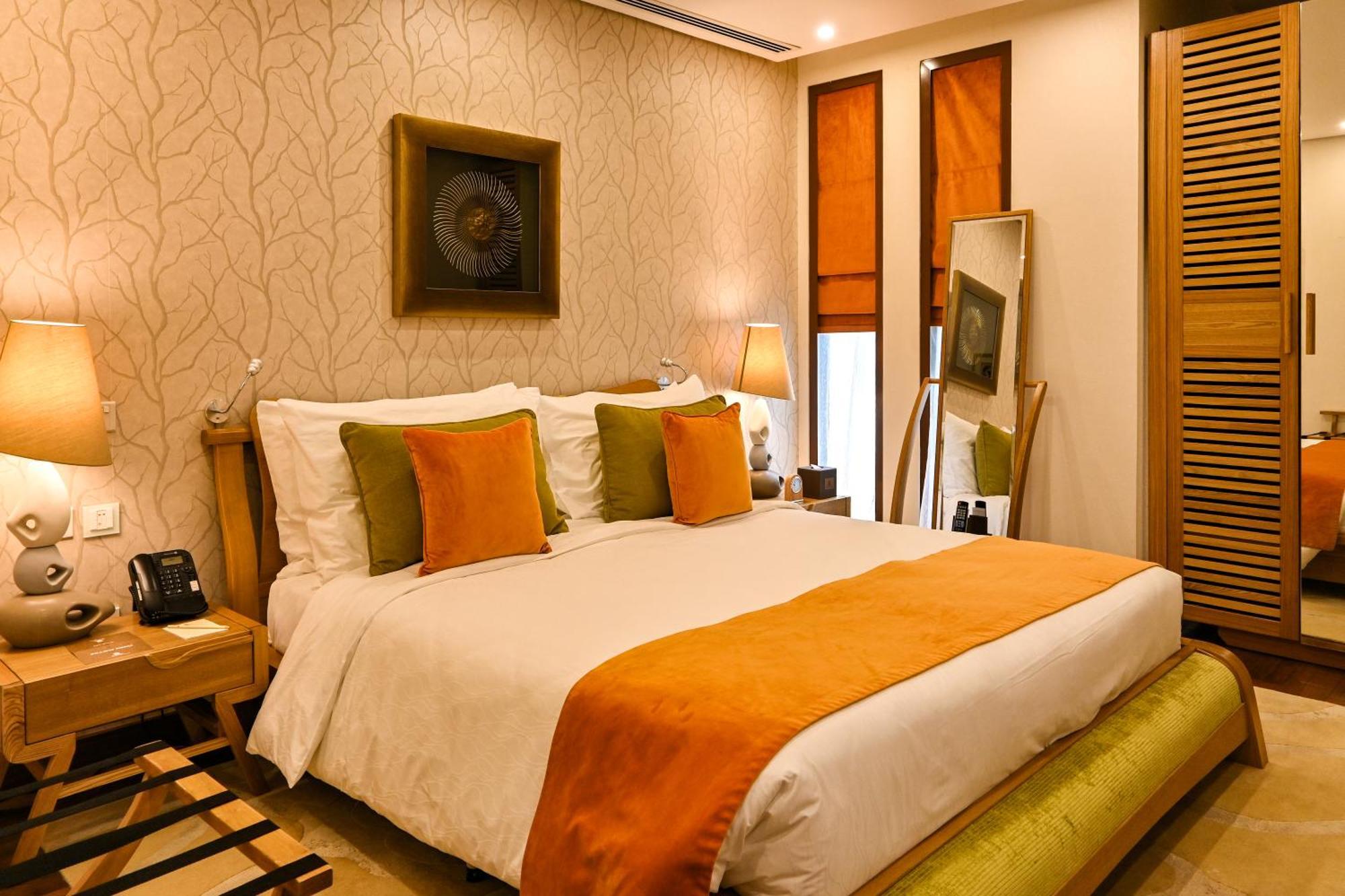 珊瑚度假村 麦纳麦 外观 照片 A bedroom at the Taj Bengal
